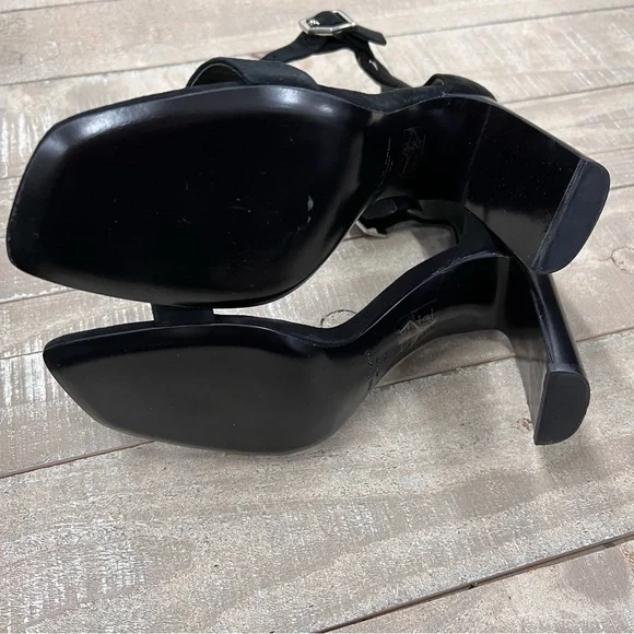 (AN-133) Rag & Bone Ellis Sandal in Black Suede - Picture 4 of 4